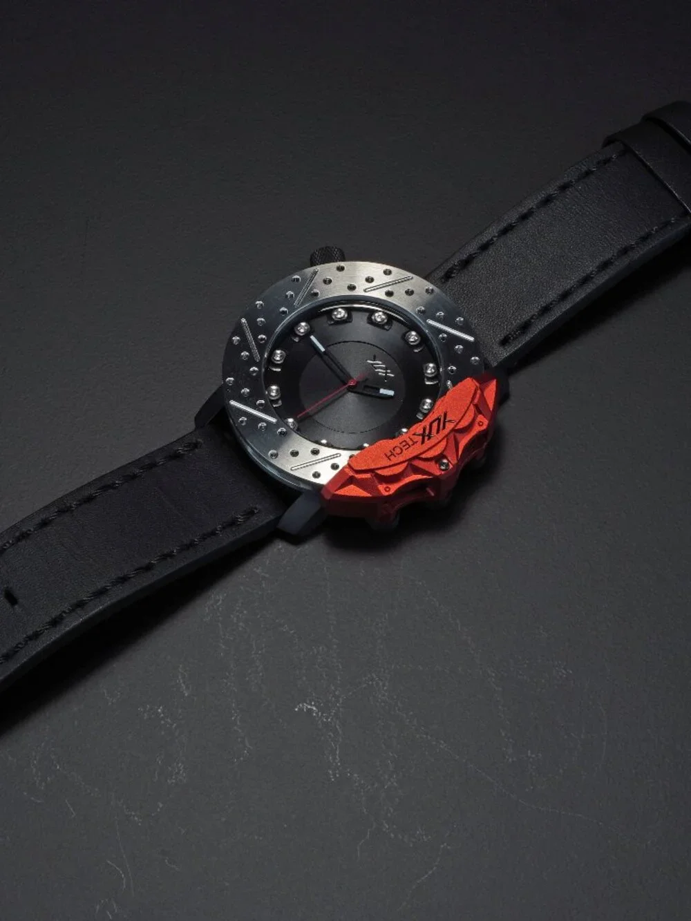 Men's Sport WristWatch Racing Style High performance Brake Disc watch